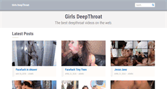 Desktop Screenshot of girlsdeepthroat.com